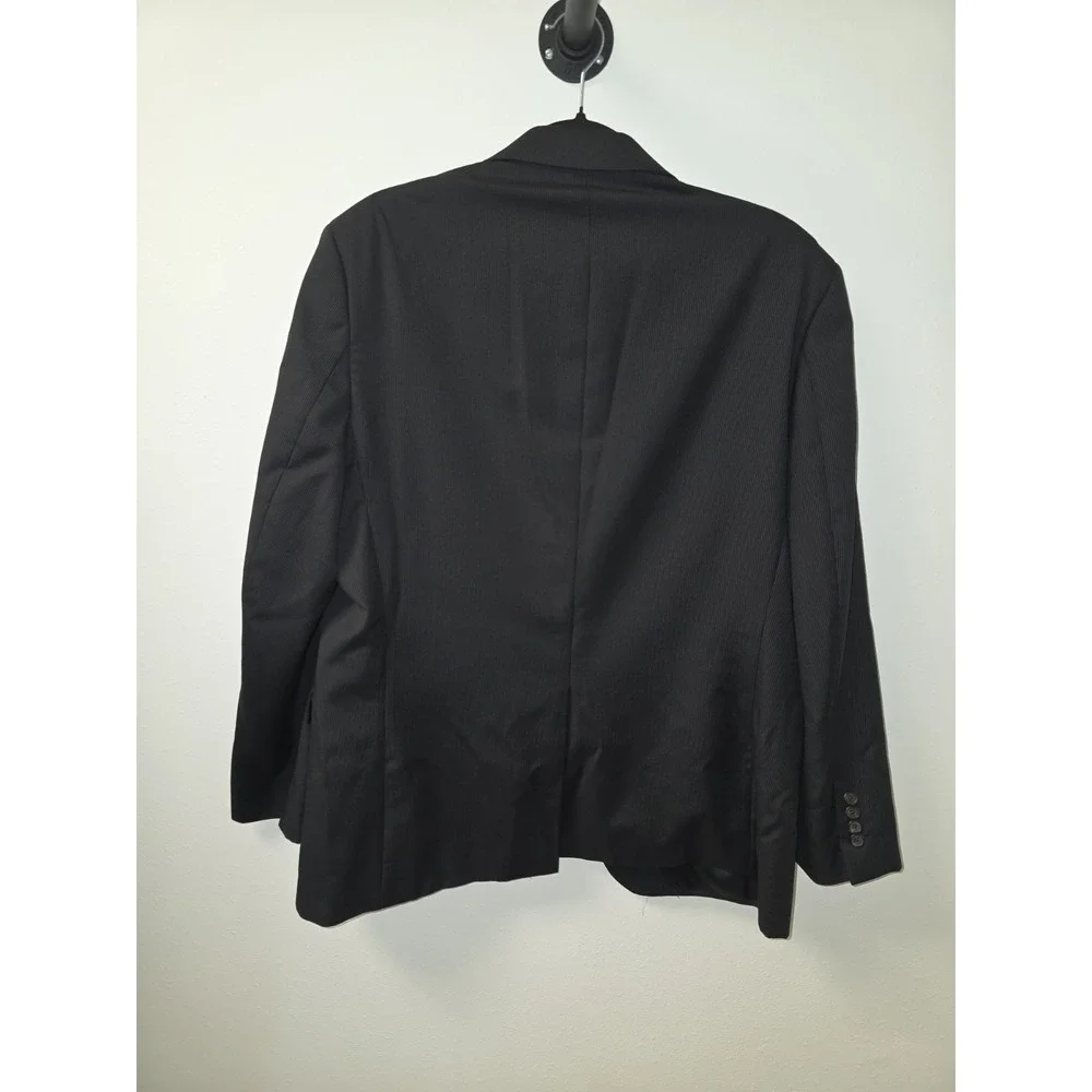Ralph Lauren Pinstripe‎ 2 Button Wool Blend Blazer Sports Coat Jacket